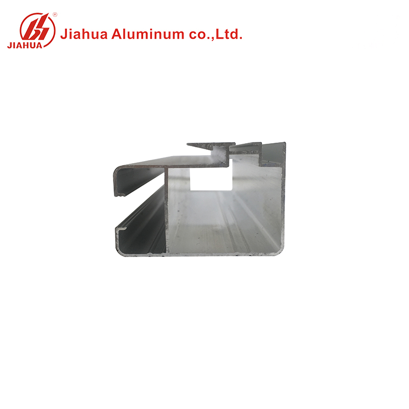Anodisée Couleur Argent 1,0 Épaisseur en aluminium coulissante en verre Fenêtre à guillotine Profilés PVC pour le marché en Afrique