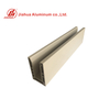 Profils extrudés par main courante de balcon en aluminium de couleur blanche faite sur commande pour l'étape avant