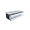 Profils en aluminium de tube de porte et de fenêtre d'extrusion rectangulaire pour le verre simple