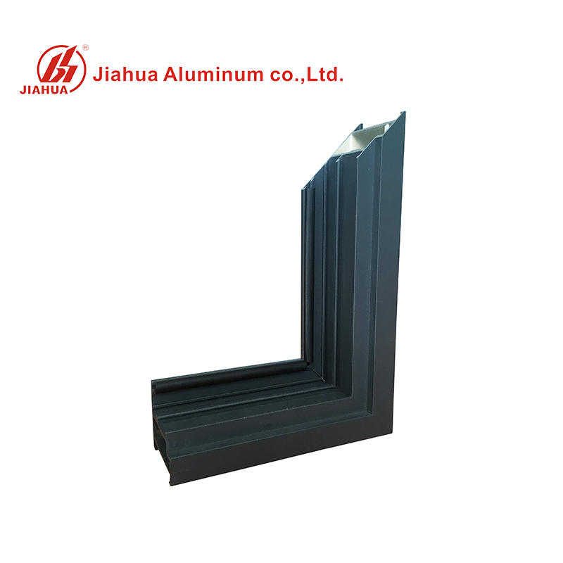 Inférieures de revêtement en poudre Fenêtre aluminium Cadre Profils d'extrusion pour fenêtre Foshan