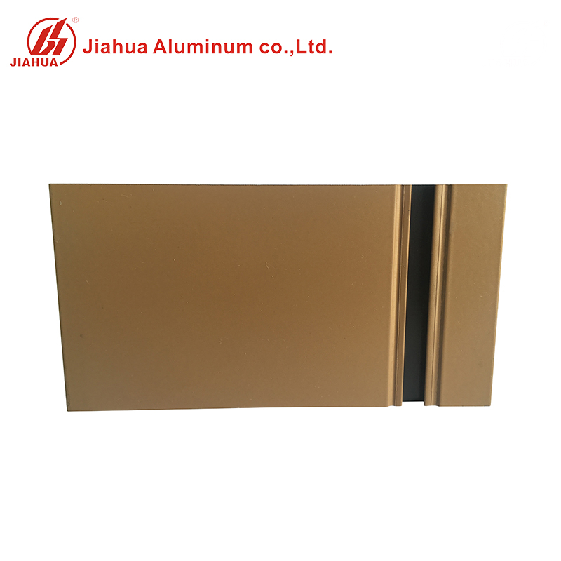 Profils d'extrudeuse de porte coulissante en aluminium enduite par poudre durable pour la porte en aluminium de fenêtre