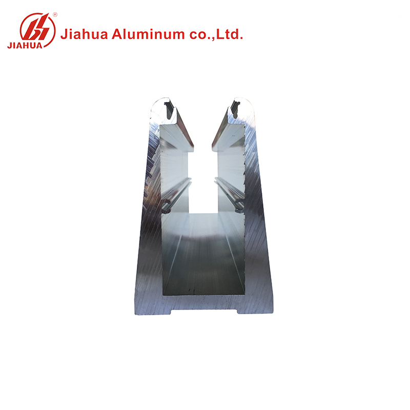 En aluminium extrudé U Forme Canal de distribution Profil Garde-corps pour verre sans cadre Balustrade
