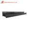 Profils en aluminium structurels expulsés de la couleur 6063 T5 de noir mat pour la porte en verre