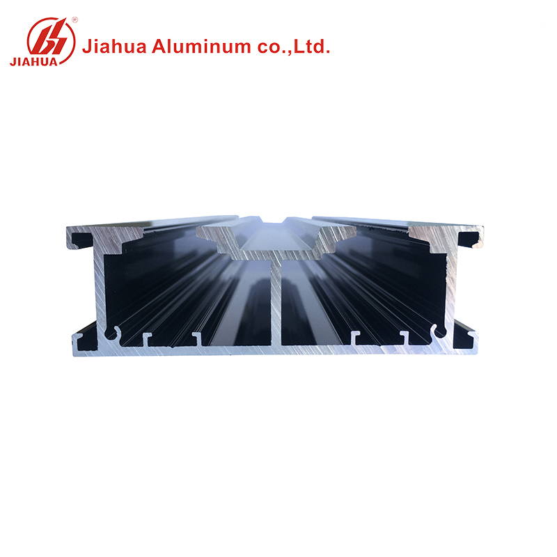 Profils en aluminium de cadre de voie de couleur noire de Jia Hua pour industriel