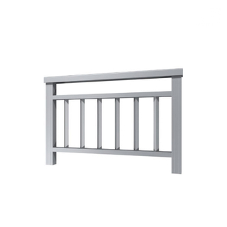 Profils horizontaux de Railling de main de balcon en aluminium extrudé pour des étapes