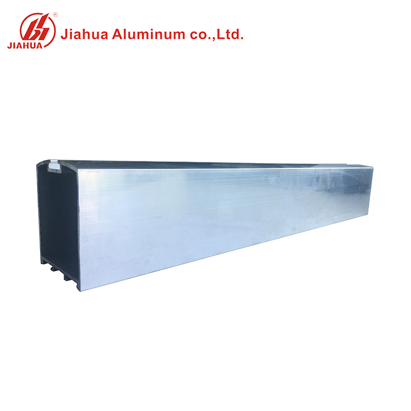 Profils de cadre de porte en aluminium Jia Hua pour porte en verre à ressort au sol