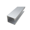 Approvisionnement en aluminium extrudé de la voie de glissement de rail de rouleau de cintre de canal d'U pour le Cabinet