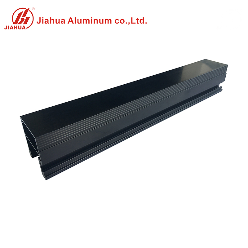 Les extrudeuses de Jia Hua anodisent les extrusions en aluminium de couleur noire de profils près de moi
